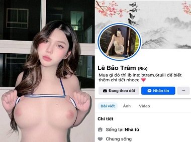 Em Lê Bảo Trâm khó thở khi bị đụ