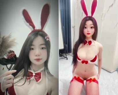 Giáng sinh vui vẻ bên cô gái xinh đẹp quyến rũ