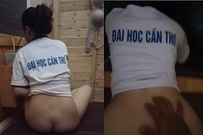 Lộ clip sex sinh viên đại học Cần Thơ địt nhau