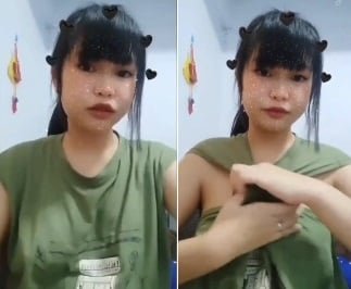 Nữ sinh năm cuối để bạn thân mật làm kỷ niệm